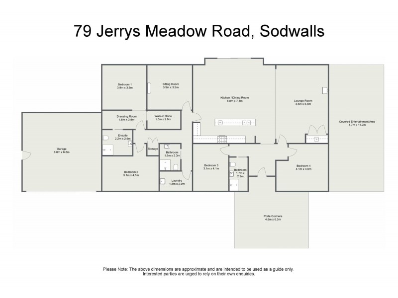 79 Jerrys Meadow Road, Sodwalls NSW 2790 Floorplan
