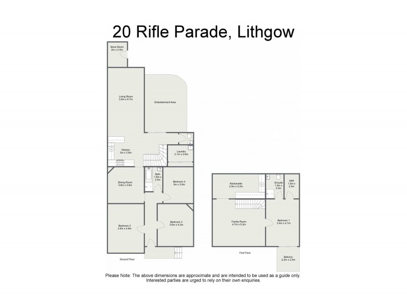 20 Rifle Parade, Lithgow NSW 2790 Floorplan