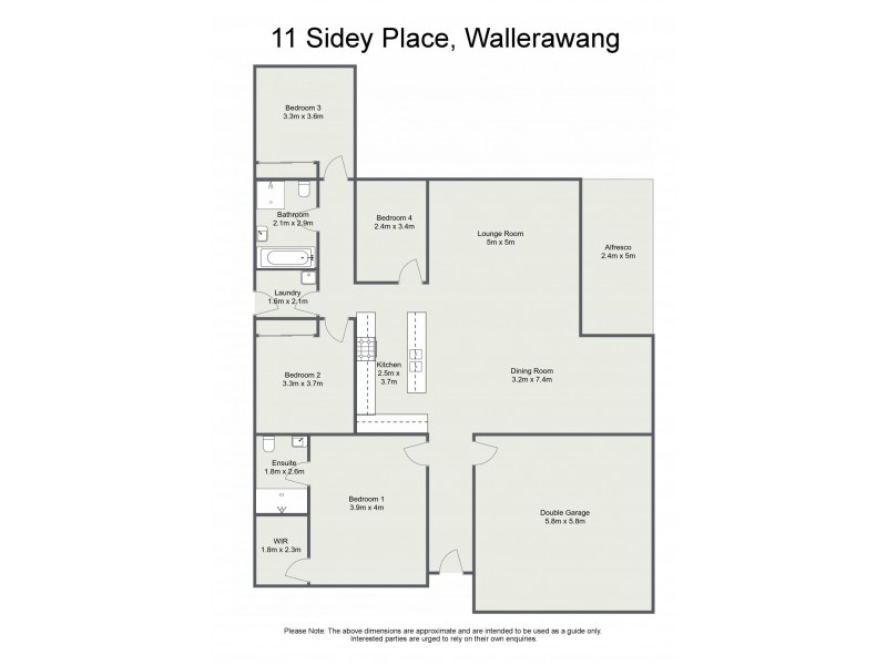 11 Sidey Place, Wallerawang NSW 2845 Floorplan