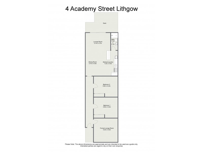 4 Academy Street, Lithgow NSW 2790 Floorplan