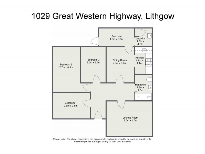 1029 Great Western Highway, Lithgow NSW 2790 Floorplan