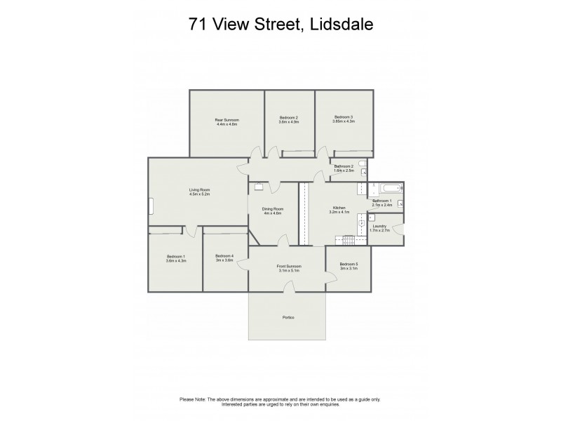 71 View Street, Lidsdale NSW 2790 Floorplan