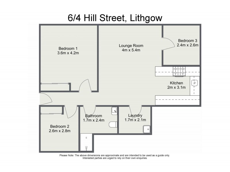 6/4 Hill Street, Lithgow NSW 2790 Floorplan