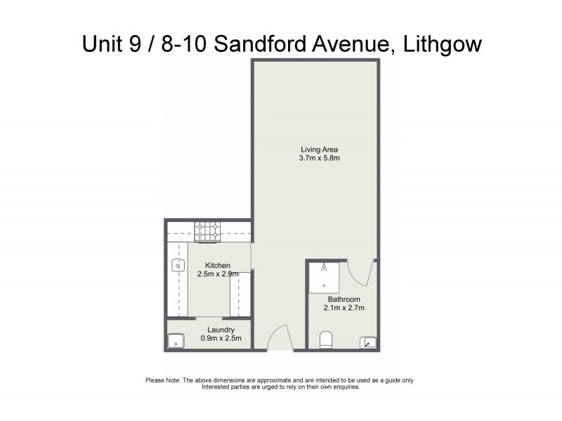 1-12/8-10 Sandford Avenue, Lithgow NSW 2790 Floorplan