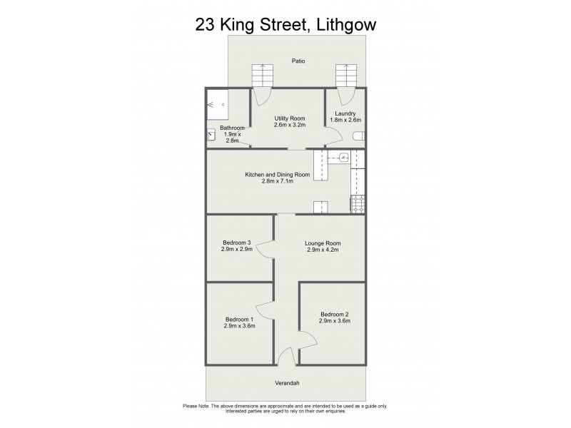 23 King Street, Lithgow NSW 2790 Floorplan