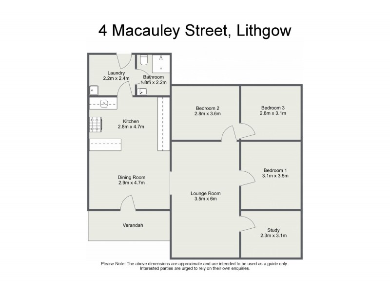 4 Macauley Street, Lithgow NSW 2790 Floorplan