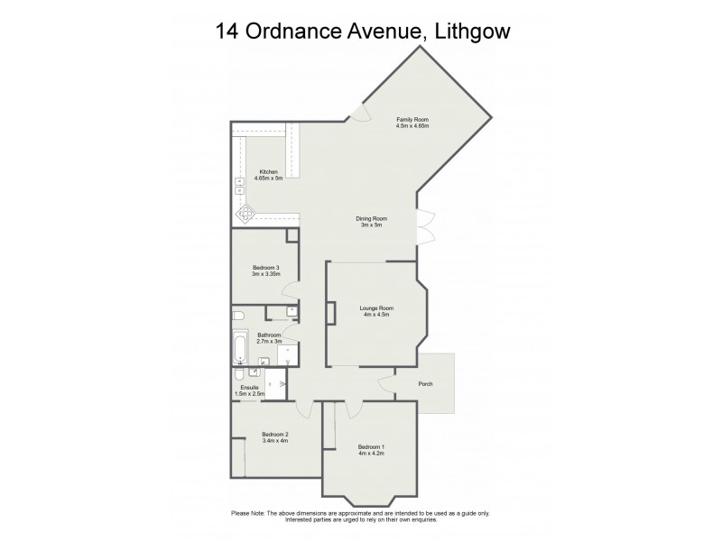 14 Ordnance Avenue, Lithgow NSW 2790 Floorplan