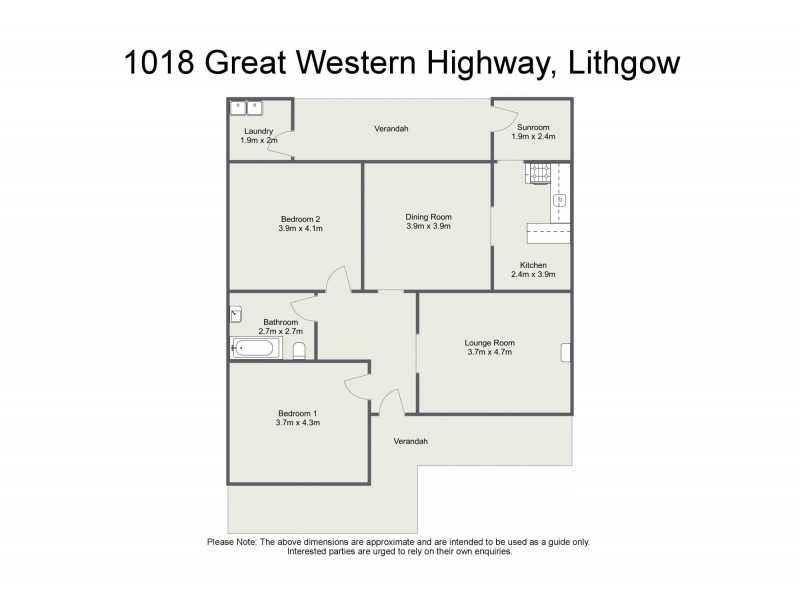 1018 Great Western Highway, Lithgow NSW 2790 Floorplan