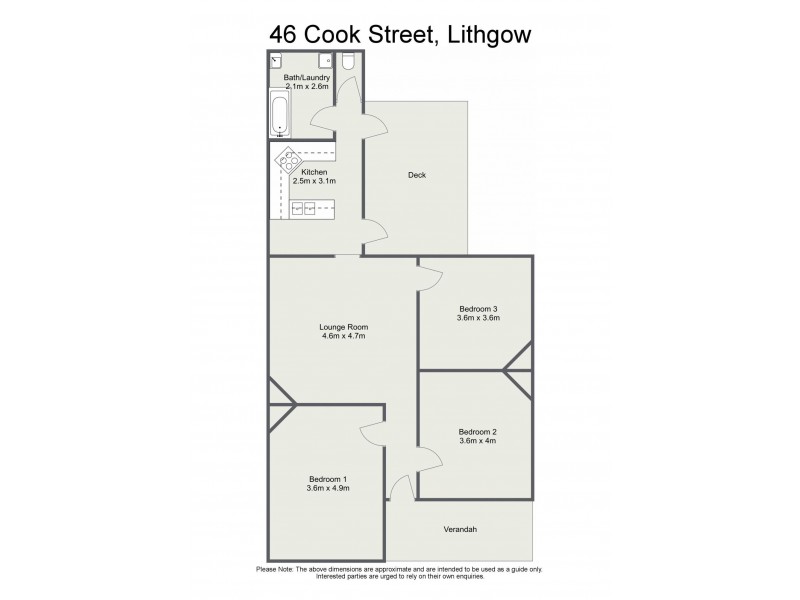 46 Cook Street, Lithgow NSW 2790 Floorplan