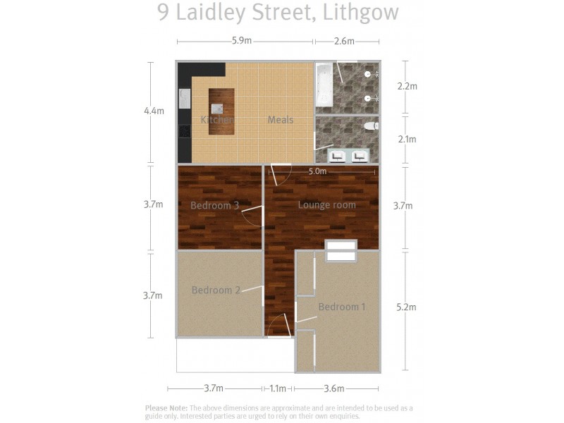 9 Laidley Street, Lithgow NSW 2790 Floorplan
