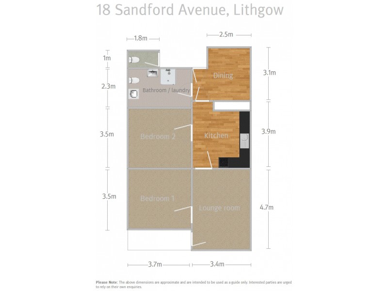 18 Sandford Avenue, Lithgow NSW 2790 Floorplan