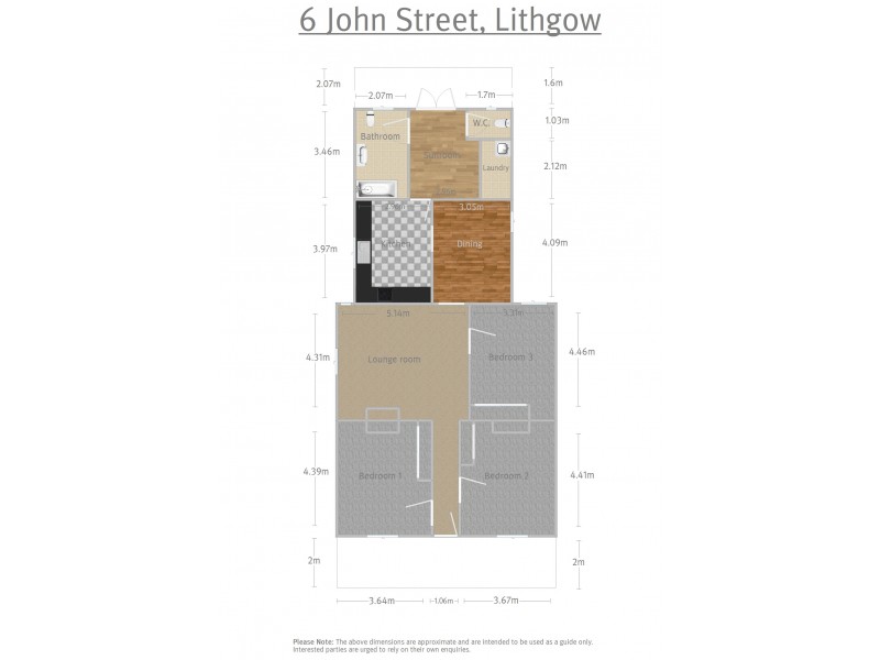 6 John Street, Lithgow NSW 2790 Floorplan