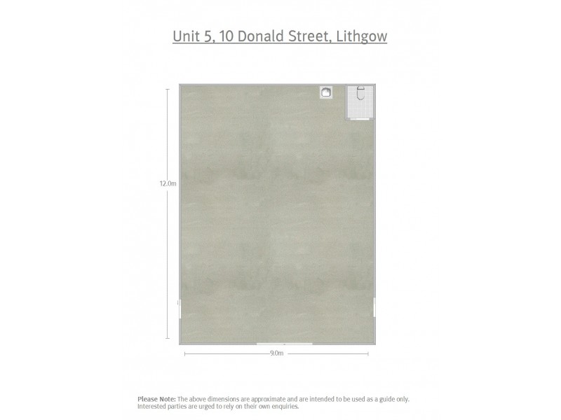 Unit 5/10 Donald Street, Lithgow NSW 2790 Floorplan