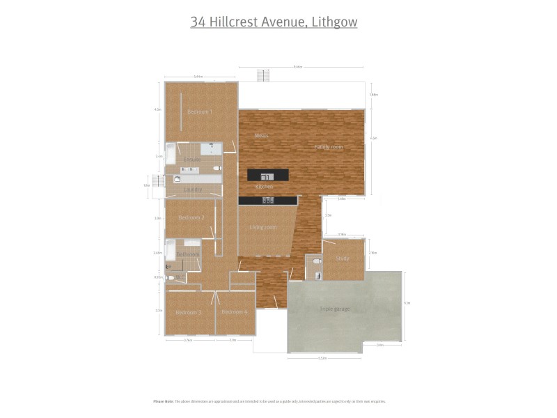 34 Hillcrest Avenue, Lithgow NSW 2790 Floorplan