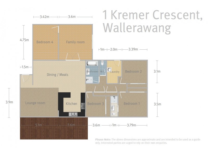 1 Kremer Crescent, Wallerawang NSW 2845 Floorplan