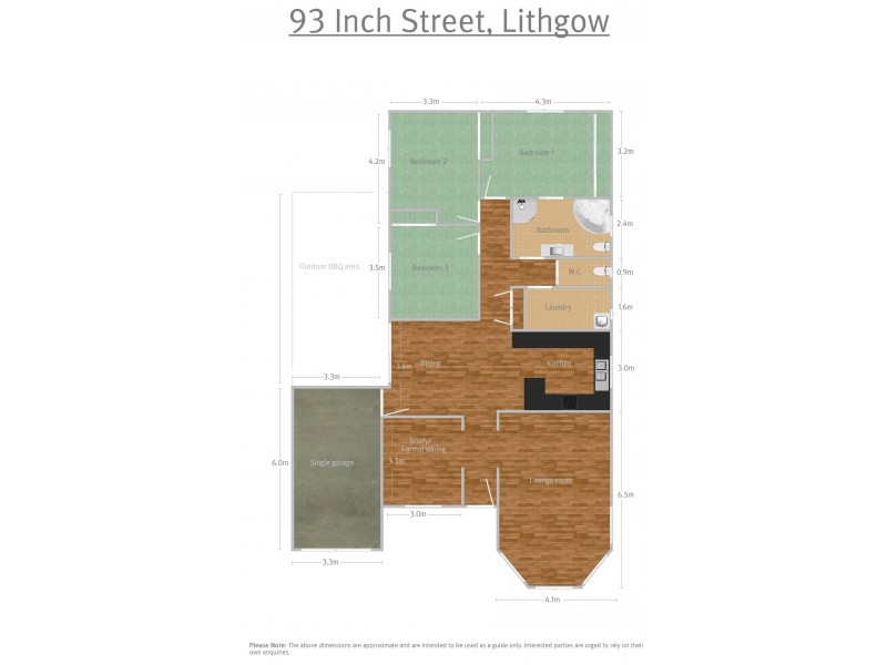 93 Inch Street, Lithgow NSW 2790 Floorplan