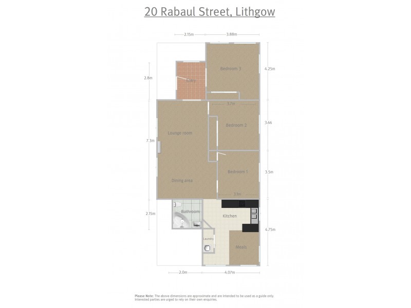 20 Rabaul Street, Lithgow NSW 2790 Floorplan