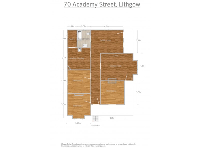 70 Academy Street, Lithgow NSW 2790 Floorplan