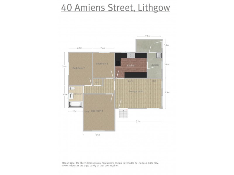 40 Amiens Street, Lithgow NSW 2790 Floorplan
