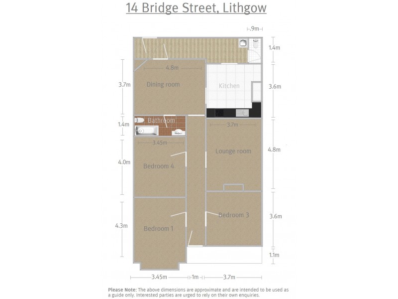 14 Bridge Street, Lithgow NSW 2790 Floorplan