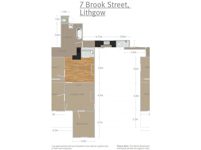 7 Brook Street, Lithgow NSW 2790 Floorplan