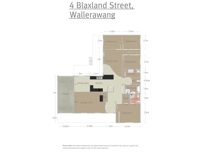 4 Blaxland Street, Wallerawang NSW 2845 Floorplan