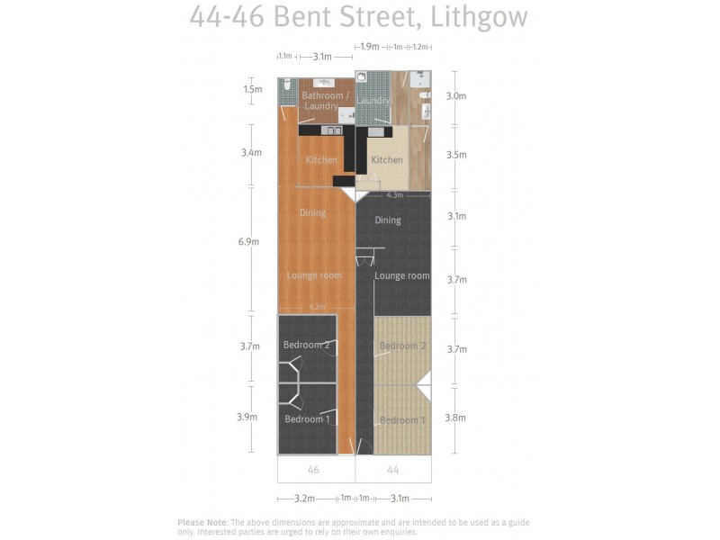 44-46 Bent Street, Lithgow NSW 2790 Floorplan