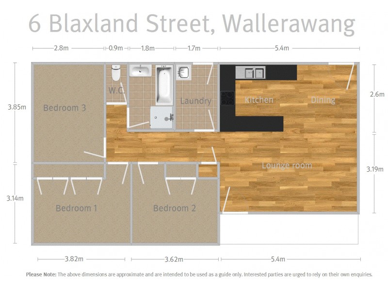 6 Blaxland Street, Wallerawang NSW 2845 Floorplan