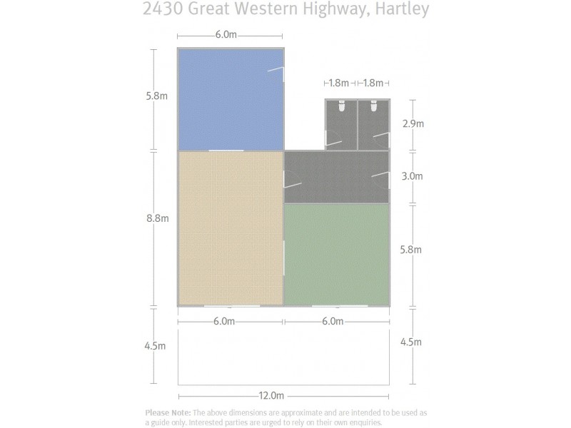 2430 Great Western Highway, Hartley NSW 2790 Floorplan