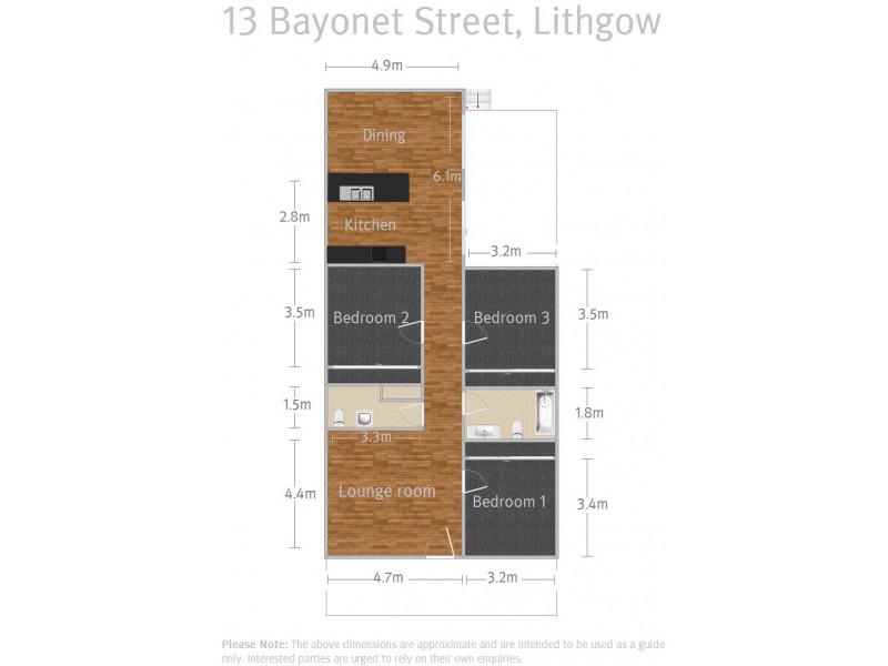13 Bayonet Street, Lithgow NSW 2790 Floorplan