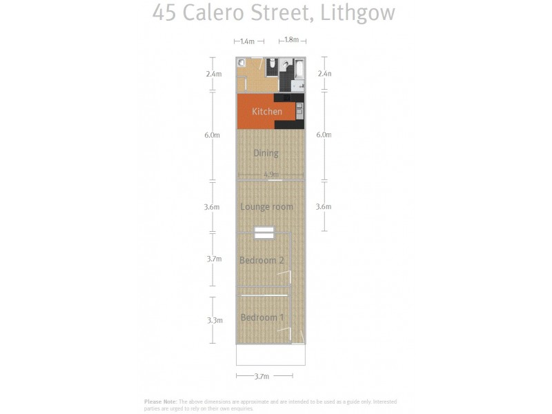 45 Calero Street, Lithgow NSW 2790 Floorplan