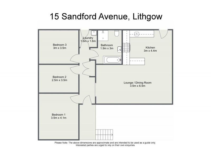 15 Sandford Avenue, Lithgow NSW 2790 Floorplan