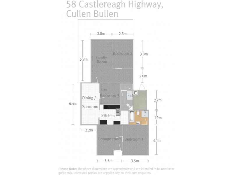 58 Castlereagh Highway, Cullen Bullen NSW 2790 Floorplan