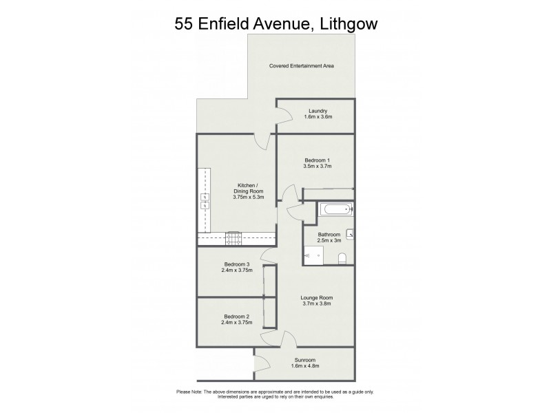 55 Enfield Avenue, Lithgow NSW 2790 Floorplan