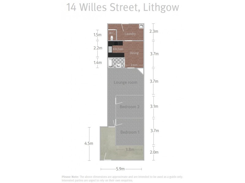 14 Willes Street, Lithgow NSW 2790 Floorplan