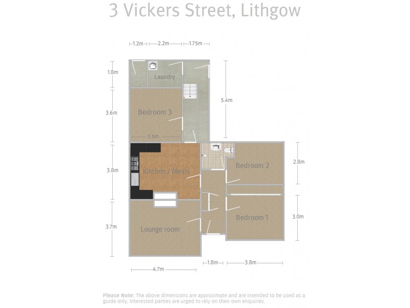 3 Vickers Street, Lithgow NSW 2790 Floorplan