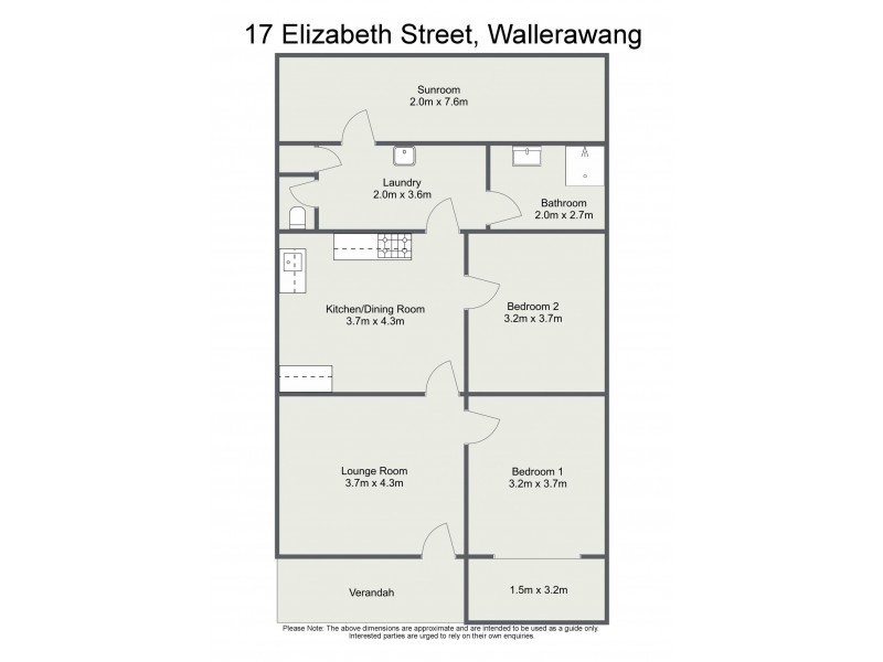 17 Elizabeth Street, Wallerawang NSW 2845 Floorplan