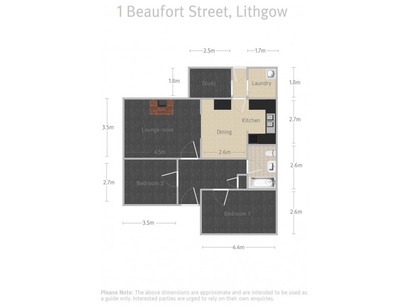 1 Beaufort Street, Lithgow NSW 2790 Floorplan