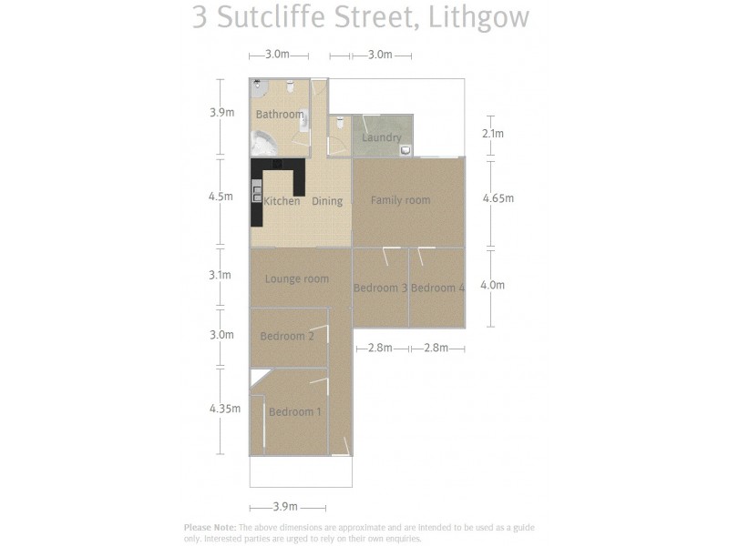 3 Sutcliffe Street, Lithgow NSW 2790 Floorplan