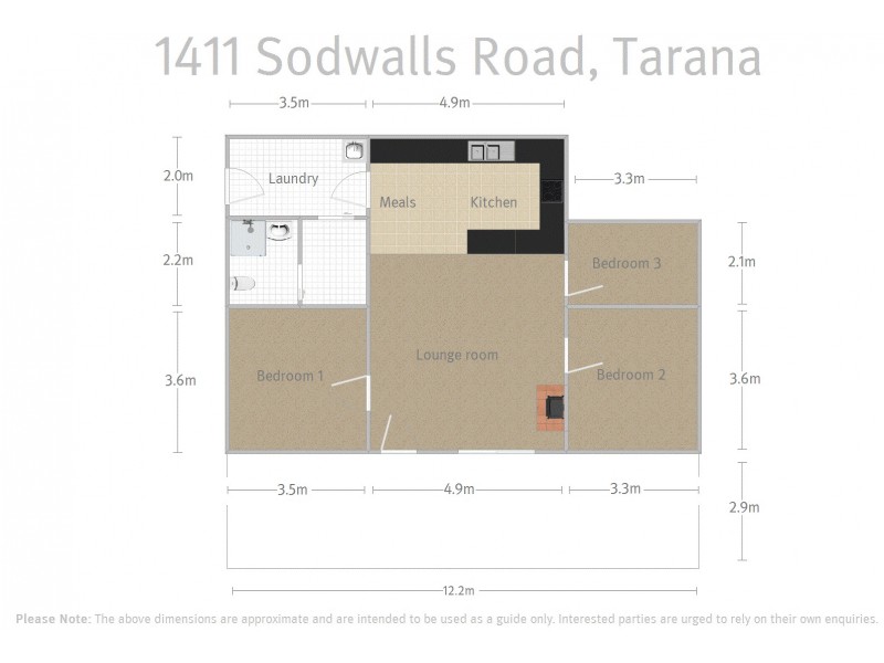 1411 Sodwalls Road, Tarana NSW 2787 Floorplan