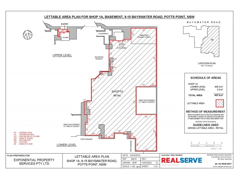 Shop 1A/9-15 Bayswater Road, Potts Point NSW 2011 Floorplan