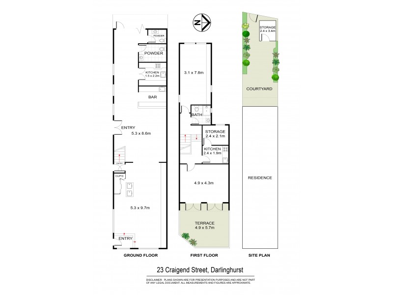 23 Craigend Street, Darlinghurst NSW 2010 Floorplan