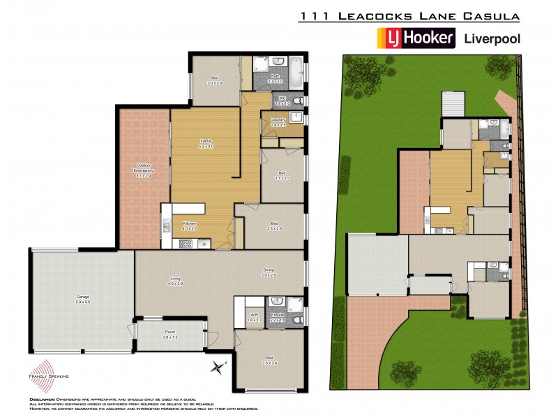 111 Leacocks Lane, Casula NSW 2170 Floorplan