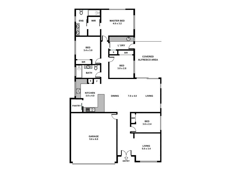 33 Blue Mountains Crescent, Fitzgibbon QLD 4018 Floorplan
