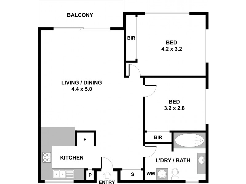 2/19 Marsden Street, Clayfield QLD 4011 Floorplan