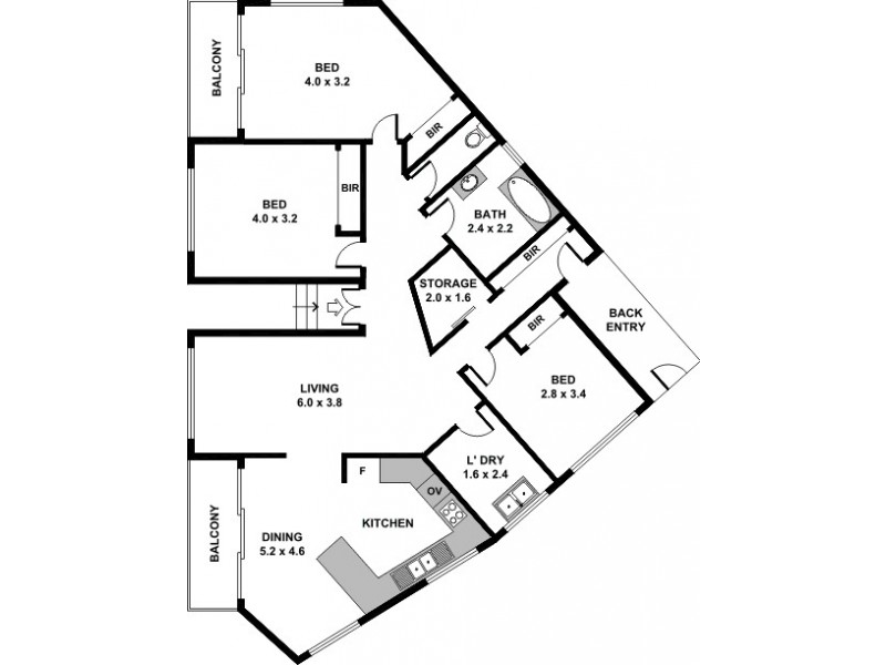 7/39 Collins Street, Clayfield QLD 4011 Floorplan