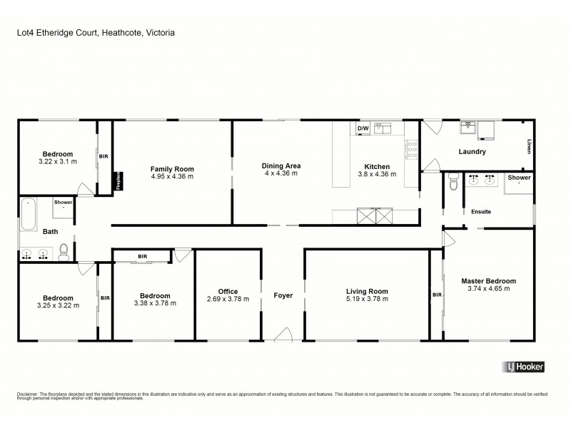 126 Etheridge Court, Heathcote VIC 3523 Floorplan
