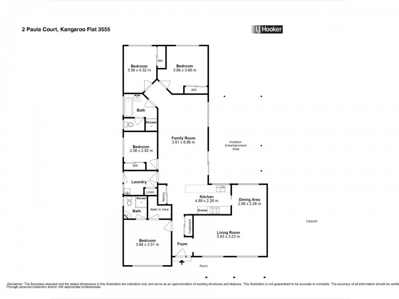 2 Paula Court, Kangaroo Flat VIC 3555