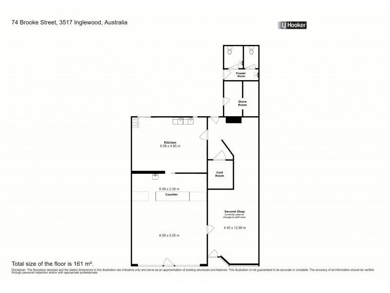 72-74 Brooke Street, Inglewood VIC 3517 Floorplan