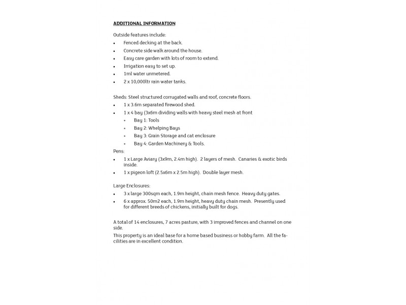 8267 Loddon Valley Highway, Durham Ox VIC 3576 Floorplan